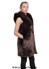 Faux Fur Hooded Gilet - My Store