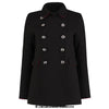 De La Creme Womens Military Style Pea Coat - My Store