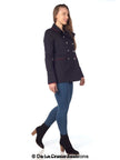 De La Creme Womens Military Style Pea Coat - My Store