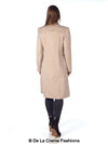 De La Creme - Women's Mohair Blend Longline Winter Coat - My Store