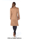 De La Creme - Women's Mohair Blend Longline Winter Coat - My Store