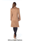 De La Creme - Women's Mohair Blend Longline Winter Coat - My Store