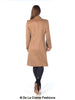 De La Creme - Women's Mohair Blend Longline Winter Coat - My Store