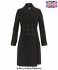 De La Creme - Womens Slim Fit Double Breasted Roll Collared Coat - My Store