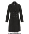 De La Creme - Womens Slim Fit Double Breasted Roll Collared Coat - My Store