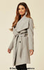 De La Creme Womens Wool Blend Large Lapel Duster Coat - My Store