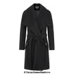 De La Creme Womens Wool Blend Large Lapel Duster Coat - My Store