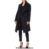 De La Creme Womens Wool Blend Large Lapel Duster Coat - My Store