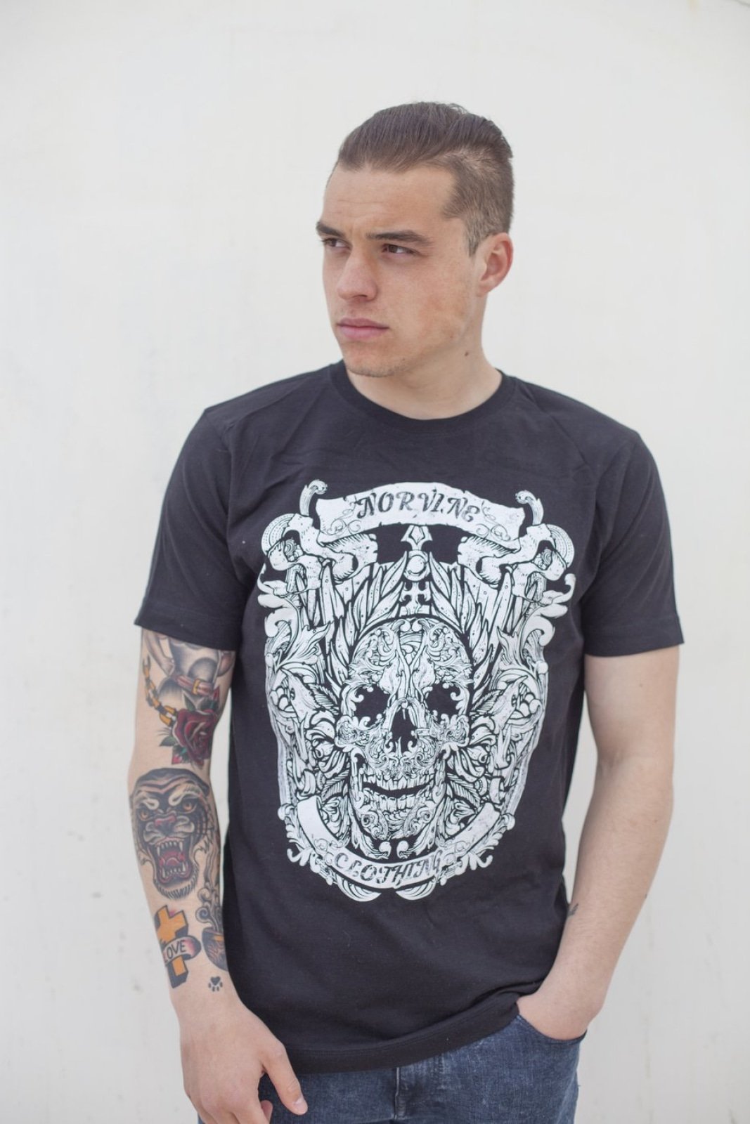 Norvine Caesar Skull Tee - My Store