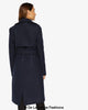 Dina Lapel Collar Duster Coat With Belt - My Store