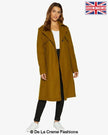 Dina Lapel Collar Duster Coat With Belt - My Store