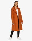 Dina Lapel Collar Duster Coat With Belt - My Store