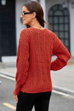 Camille Cable-Knit Sweater- - My Store