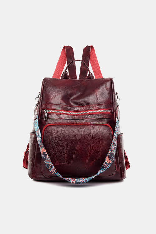 PU Leather Backpack - My Store