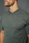 Knitted Short Sleeve Polo - My Store