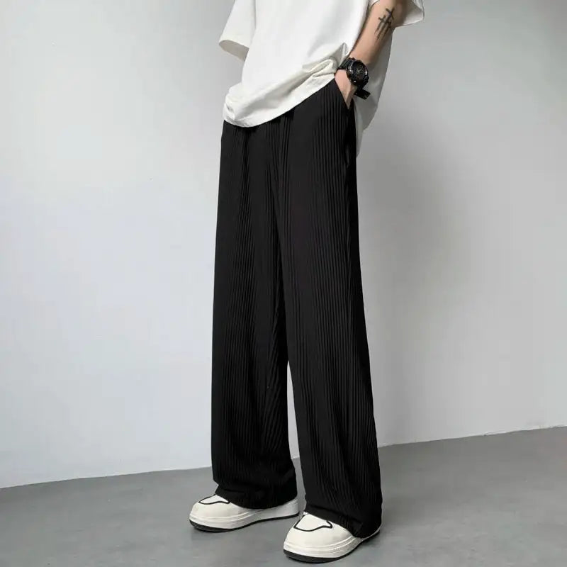 Pleated Wide Leg Pants - My Store