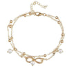 Infinity Pendent Pearl Anklet - My Store