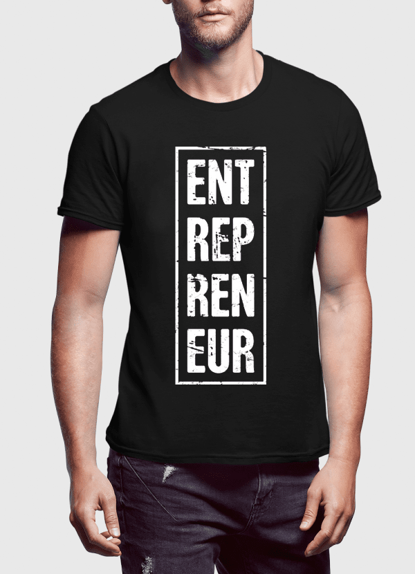 Entrepreneur Vertical Half Sleeves T-shirt - My Store