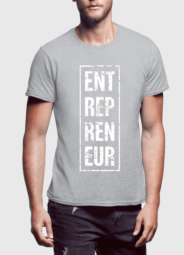 Entrepreneur Vertical Half Sleeves T-shirt - My Store