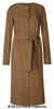 Ex Per Una - Womens Tan Brown Suedette Longline Duster Coat - My Store