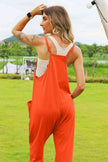 Double Take Full Size Sleeveless V-Neck Pocketed Jumpsuit - My Store