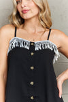 Ninexis It's About Time Lace Detail Loose Cami Top - My Store