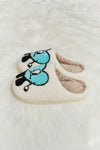 Melody Love Heart Print Plush Slippers - My Store