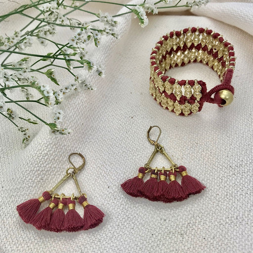 Lola Fan Earrings - My Store