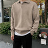 IEFB Korean Fashion Chic Lapel Pullover