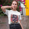 Floral Grunge Jersey Short Sleeve Tee - My Store