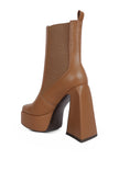 Frosty High Platform Block Heel Chelsea Boot - My Store