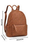 Woven Backpack Purse - My Store