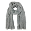 Gray Handloom Cashmere Scarf - My Store