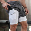 Gym Workout Shorts With Phone Pocket - My Store