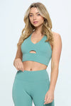 Two Piece Activewear Set with Cut-Out Detail - My Store