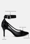 Hearst Pointy Toe Ankle Strap Pumps - My Store