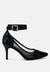 Hearst Pointy Toe Ankle Strap Pumps - My Store