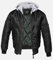 Hooded MA1 Bomber Jacket - My Store