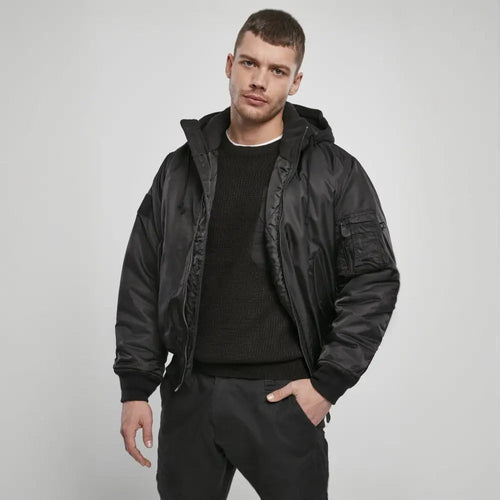 Hooded MA1 Bomber Jacket - My Store