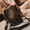 Blake Shoulder Bag -Chocolate Croc - My Store