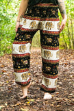 Black ELEPHANT Pants Women Harem Pants Boho Pants - My Store