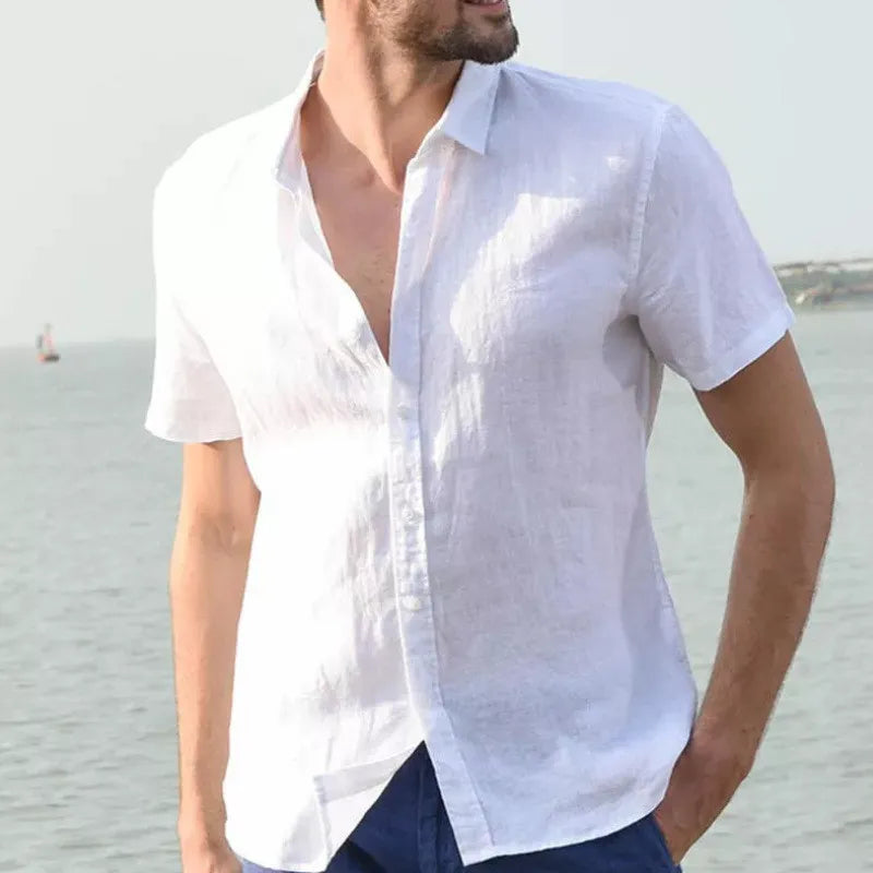 Summer Short-Sleeved Men's Shirts - My Store