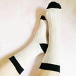 Silky Jacquard Socks Set Of 2 Pairs - My Store