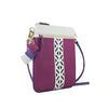 Lily Leather Crossbody- Sea Salt White/Watermelon - My Store