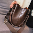 Blake Shoulder Bag -Chocolate Croc - My Store