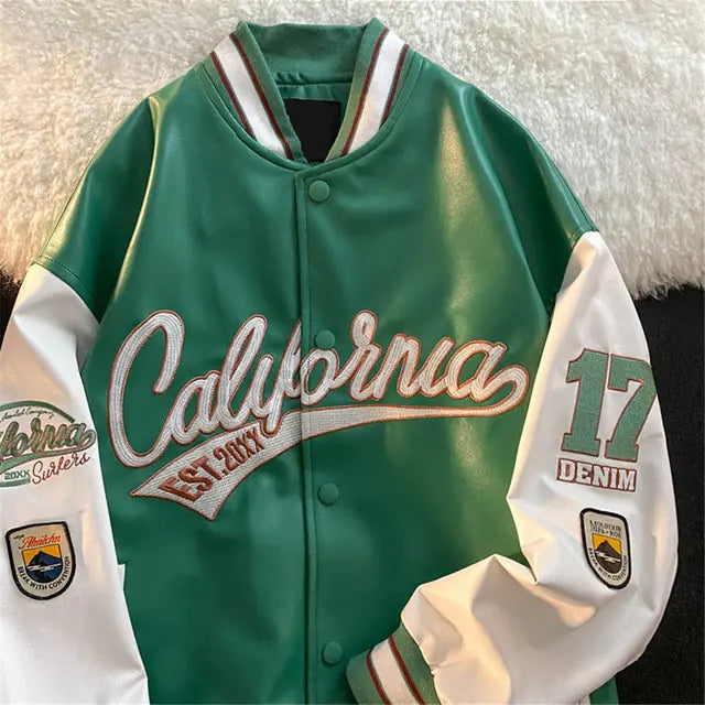 Vintage-Inspired Jackets With Classic Letter Embroidery - My Store