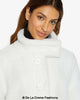 Julie High Neck Borg Teddy Coat - My Store