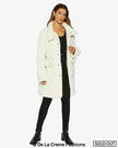 Julie High Neck Borg Teddy Coat - My Store