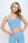 Two Piece Activewear Set with Cut-Out Detail - My Store