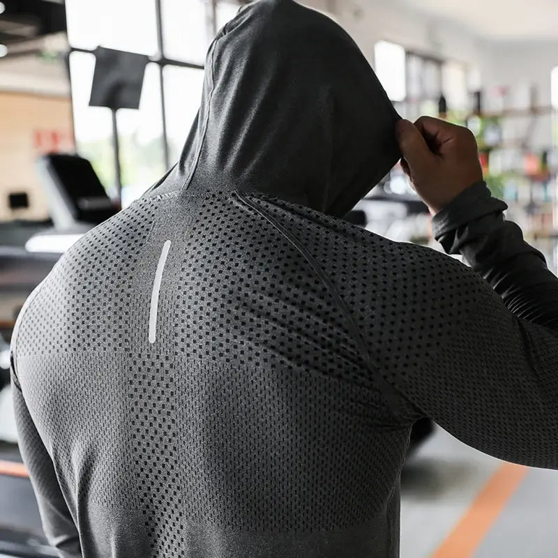 Mens Fitness Tracksuit Running Sport Hoodie - My Store